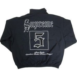 SUPREME 25SS Old English Track Jacket Black トラックジャケット 【新古品・未使用品】