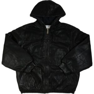 SUPREME ×MM6 Maison Margiela 24SS Foil Hooded Jacket Black【新古品・未使用品】