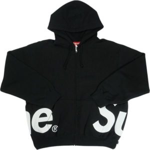 SUPREME 25SS Big Logo Zip Up Hooded Sweatshirt Black パーカー【新古品・未使用品】
