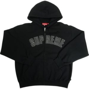 SUPREME ×b.b. Simon 25SS Zip Up Hooded Sweatshirt Black パーカー【新古品・未使用品】