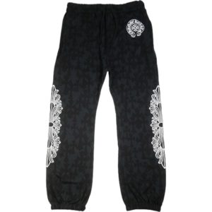 CHROME HEARTS CEMETARY PRINT SWEAT PANTS BLACK パンツ 【新古品・未使用品】