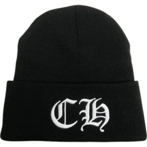CHROME HEARTS CH WATCH CAP BLACK/WHITE ビーニー 【新古品・未使用品】
