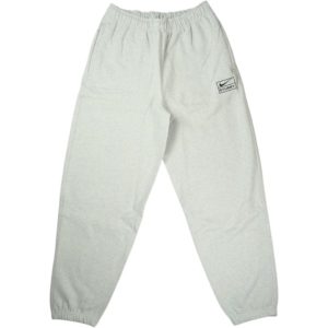 STUSSY ×NIKE 25FW STONE WASHED FLEECE PANT Grey Heather 灰 【新古品・未使用品】 