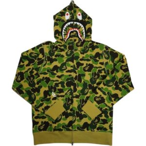 A BATHING APE 26SS 2ND ABC CAMO SHARK FULL ZIP HOODIE GREEN 緑 【新古品・未使用品】