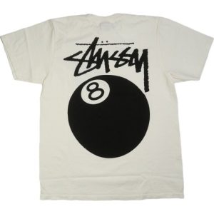 STUSSY24SS 8 BALL TEE PIGMENT DYED White 白 【新古品・未使用品】