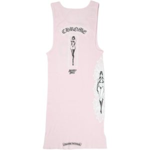 CHROME HEARTS ×DEADLY DOLL RIB TANKTOP PINK タンクトップ ピンク 【新古品・未使用品】