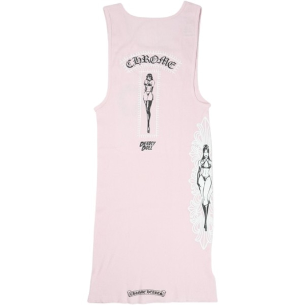 CHROME HEARTS ×DEADLY DOLL RIB TANKTOP PINK タンクトップ ピンク 【新古品・未使用品】