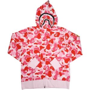 A BATHING APE 26SS 2ND ABC CAMO SHARK FULL ZIP HOODIE PINK ピンク 【新古品・未使用品】