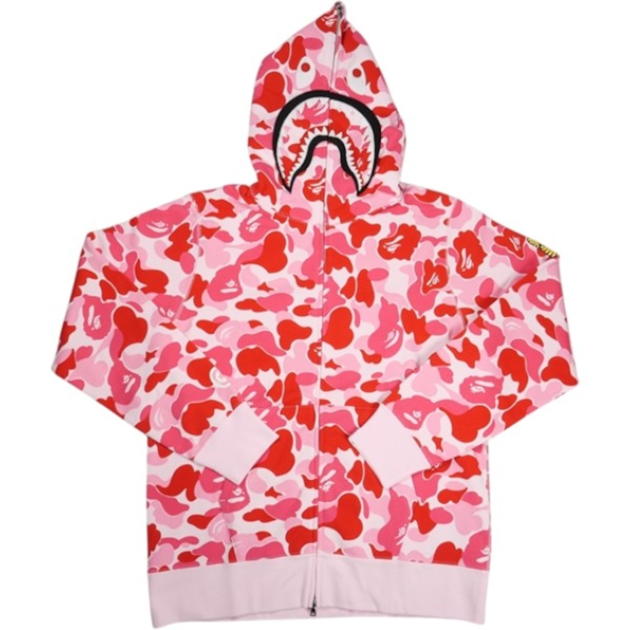 A BATHING APE 26SS 2ND ABC CAMO SHARK FULL ZIP HOODIE PINK ピンク 【新古品・未使用品】